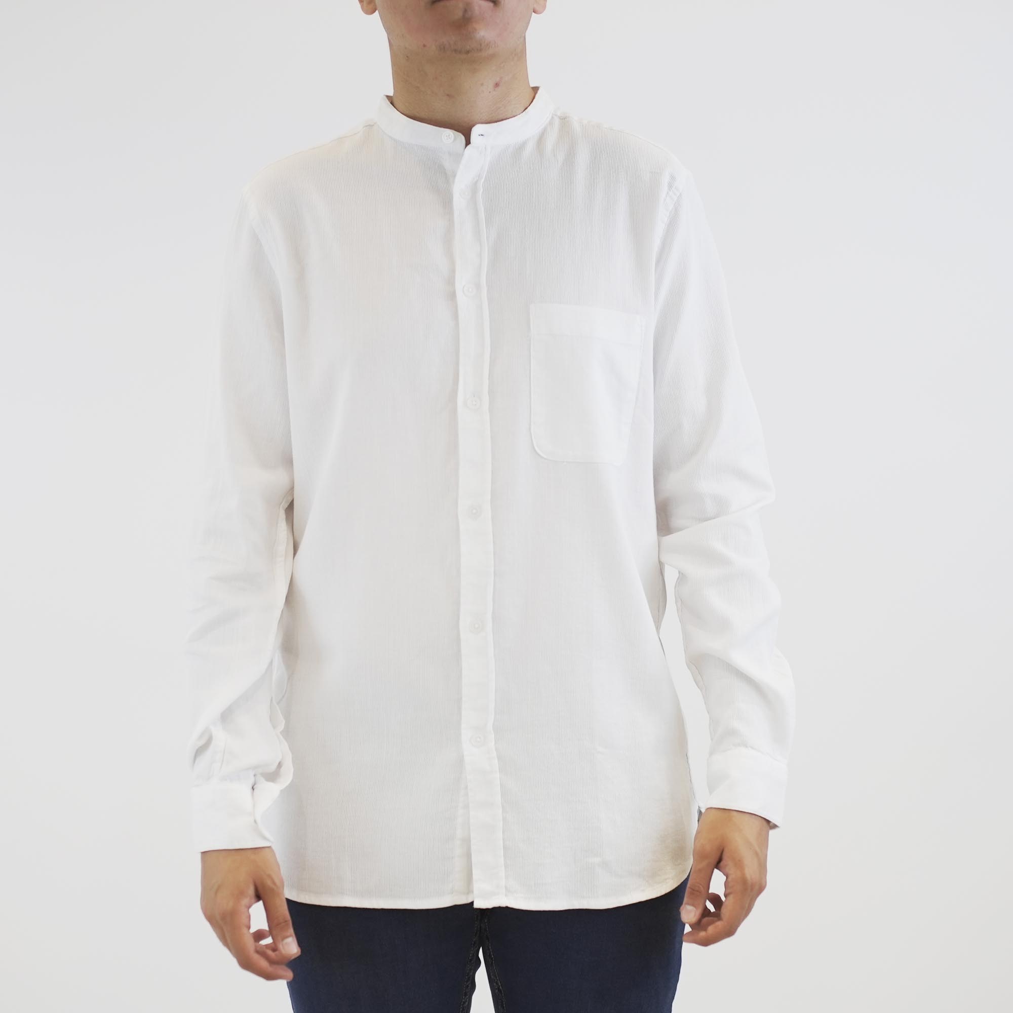 Camisa Cuello Mao Fukka para Hombre