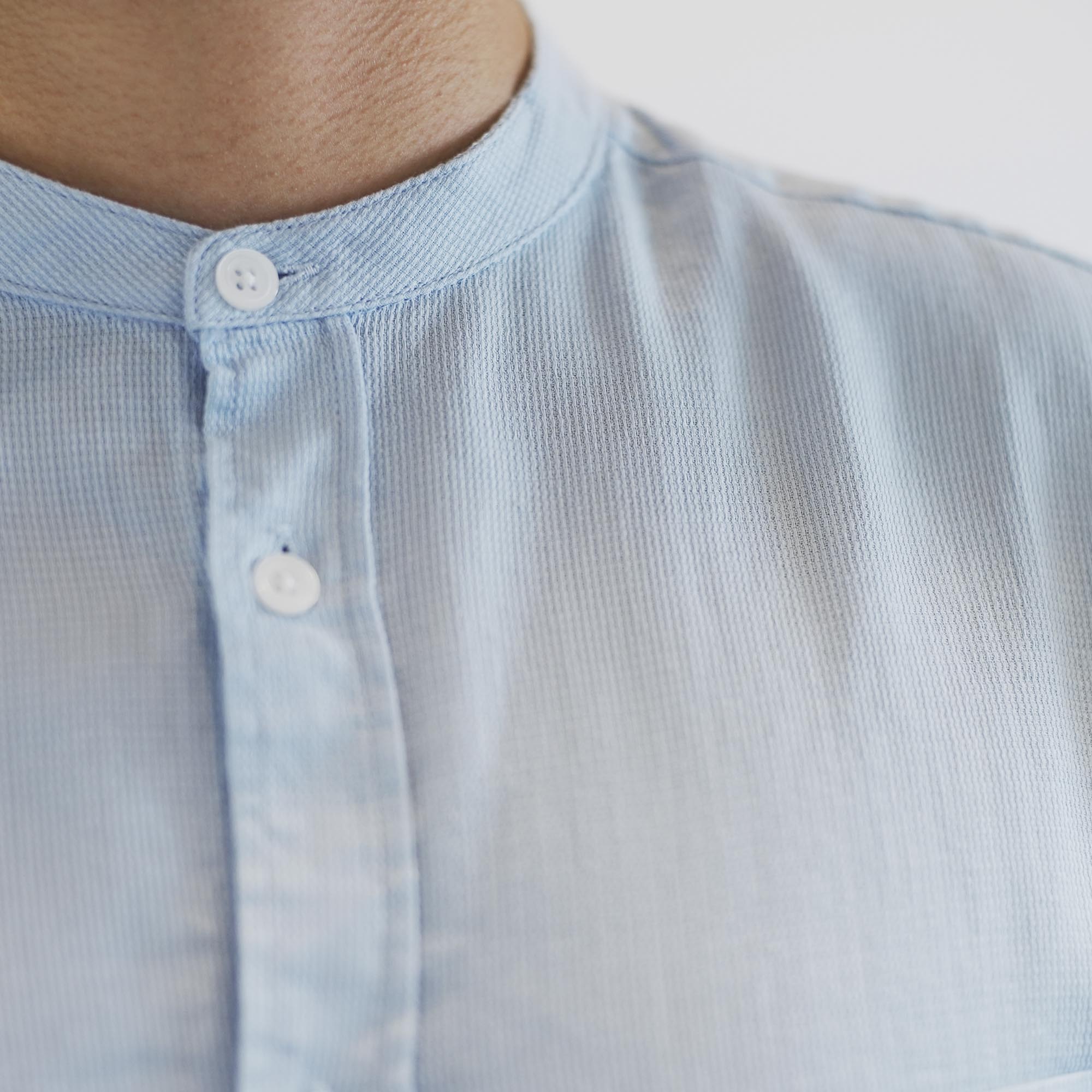 Camisa Cuello Mao Fukka para Hombre