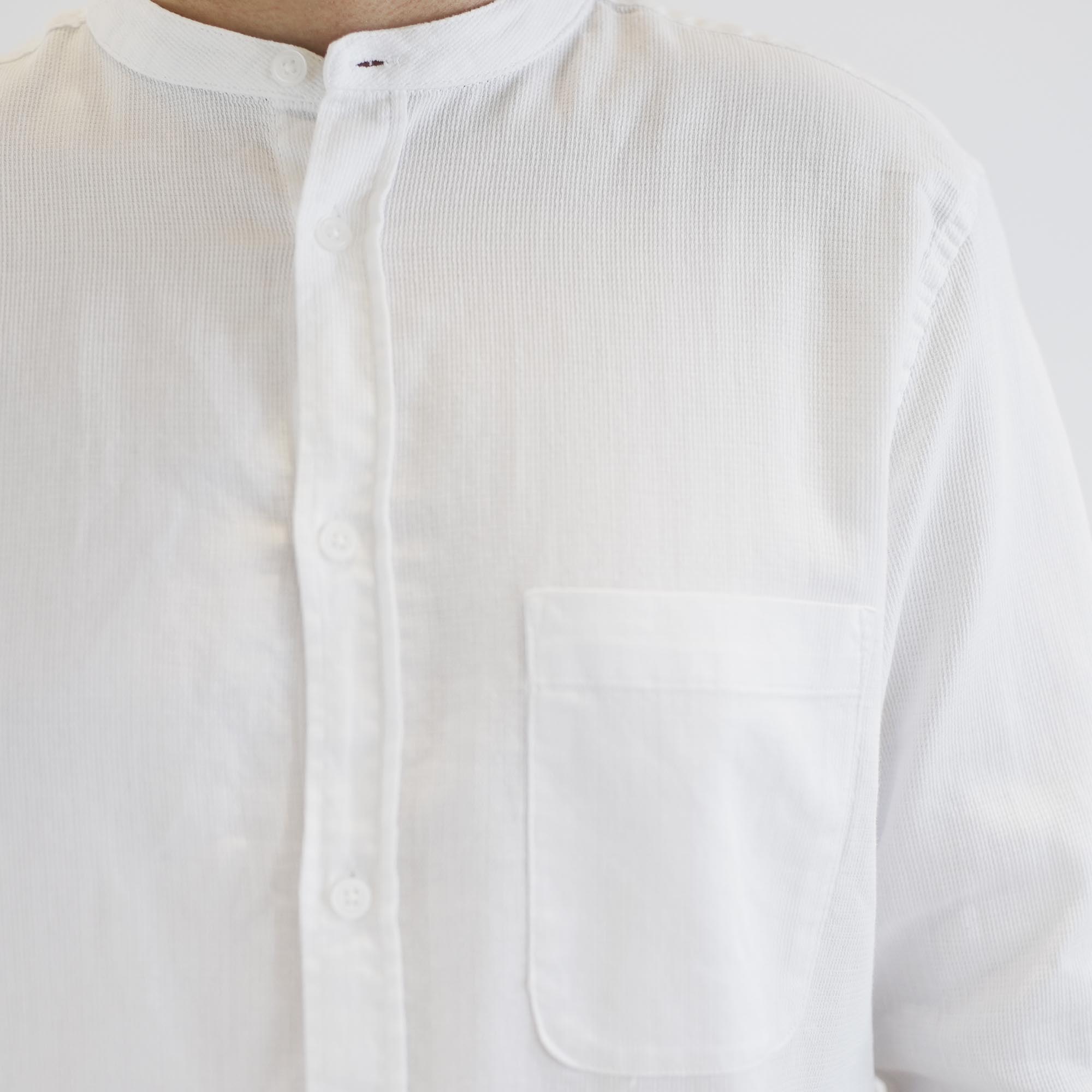 Camisa Cuello Mao Fukka para Hombre