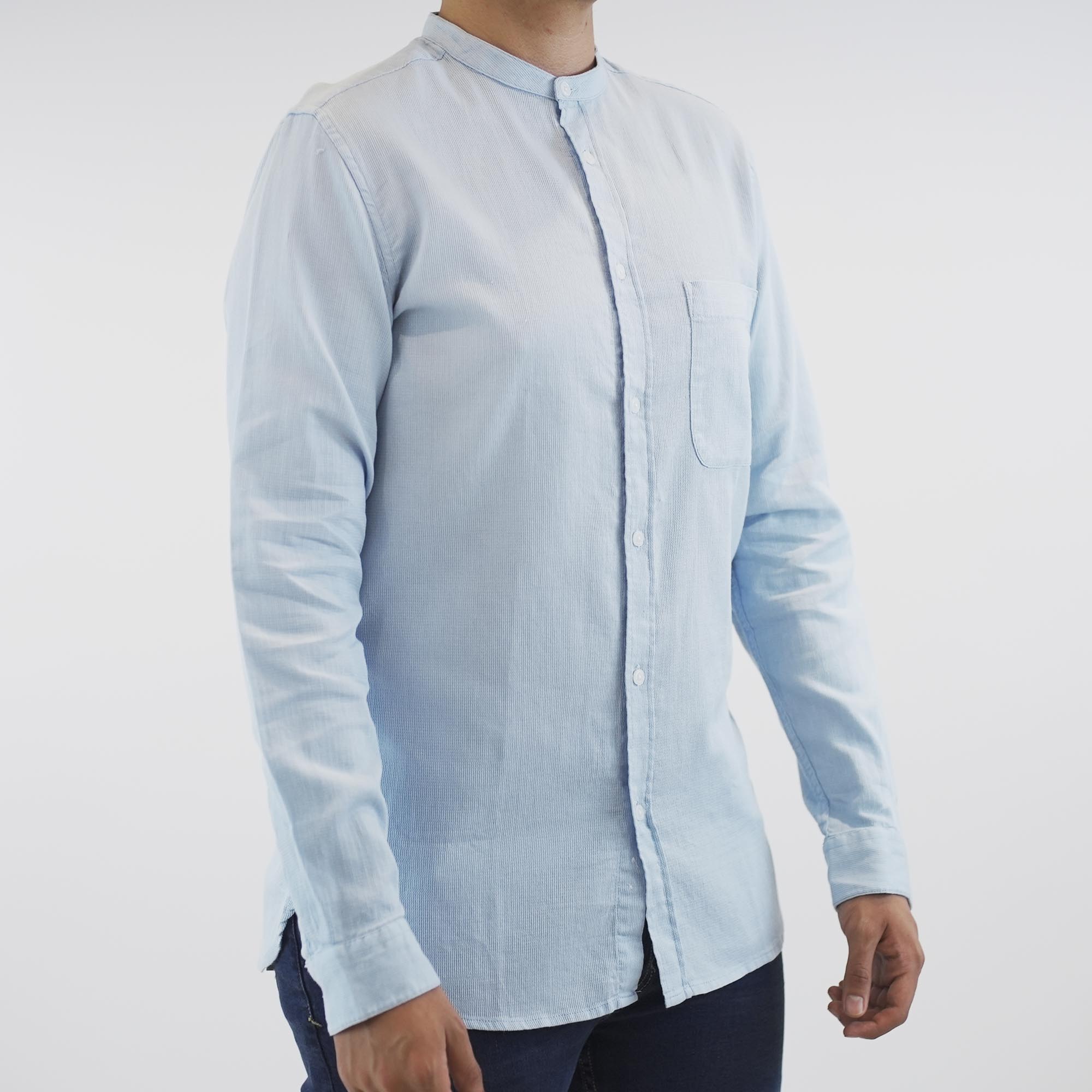 Camisa Cuello Mao Fukka para Hombre